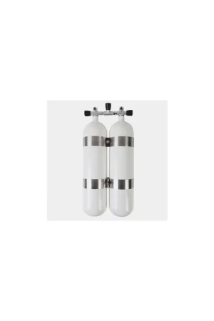 Expédié Aujourd'hui Bloc Bi bouteille 2 x 12 long 171 mm 232 bar Concave